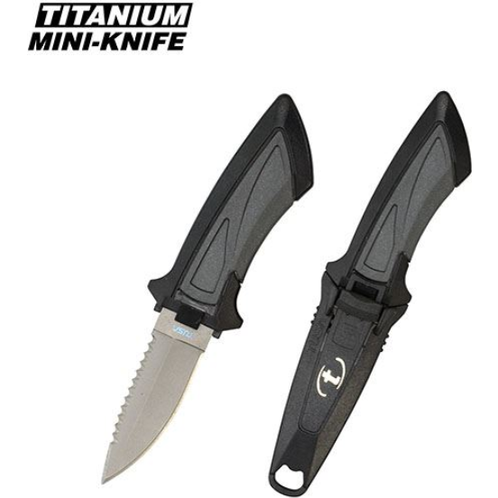 TUSA Titanium Mini BCD Knife - Divealot Scuba